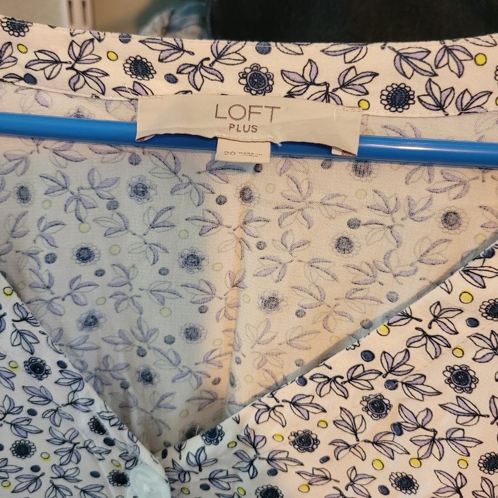 Loft plus blouse